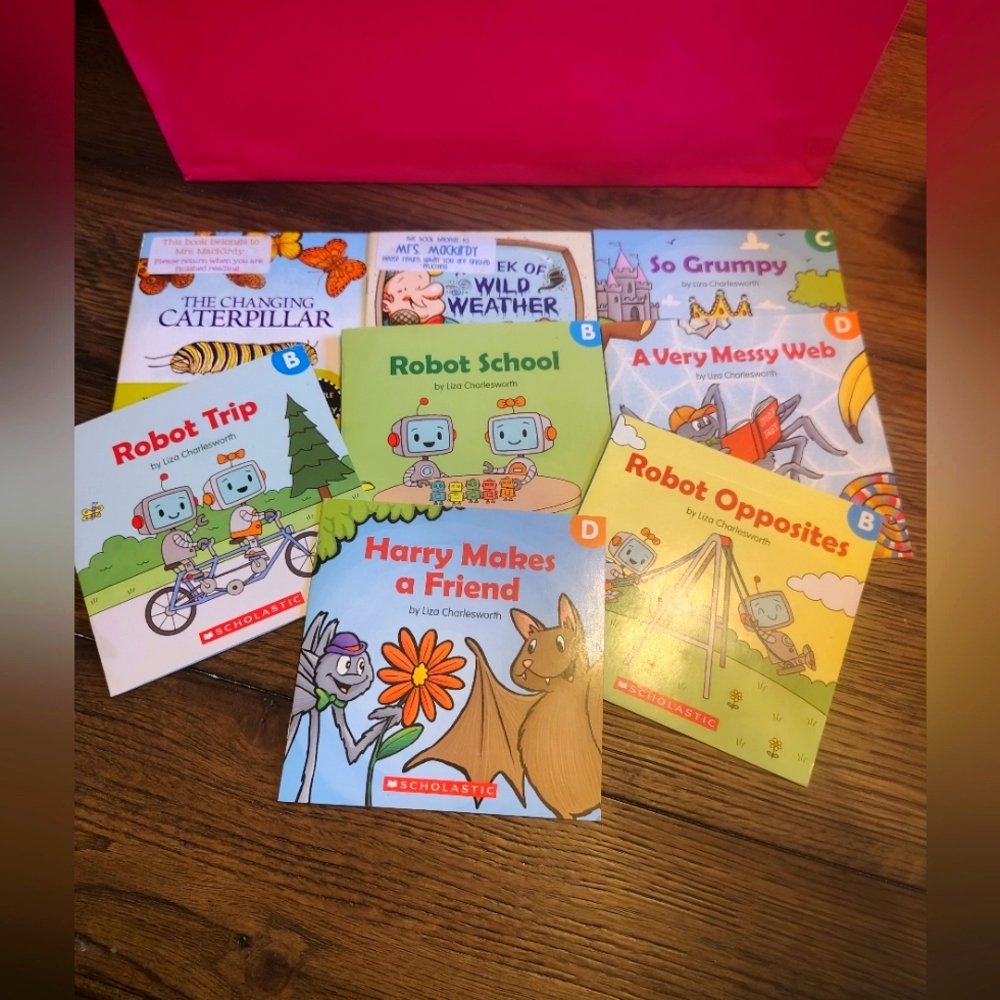 Scholastic Red and Blue Learning Toys Collection